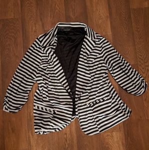 Maurices Plus Striped Blazer size 0